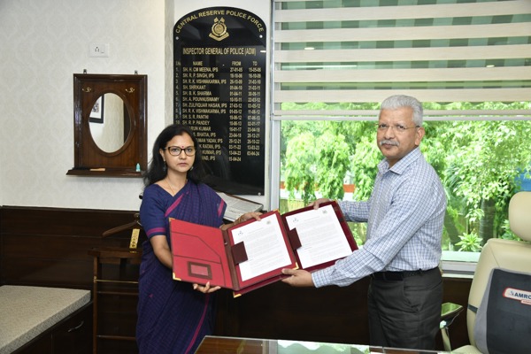   MoU with IRCTC to ensure provision of packed food for CAPFs personnel during movement